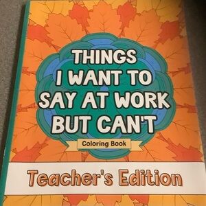 Humorous Teacher's Edition Coloring Book